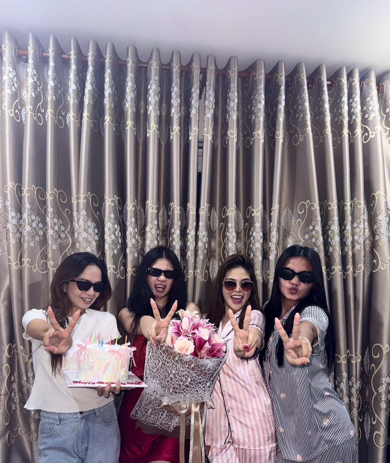 Kai celebrating her birthday